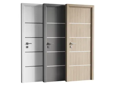MODERN INTERIOR DOOR 12 3D model