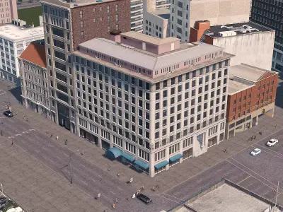 Arctic building Low-poly 3D model