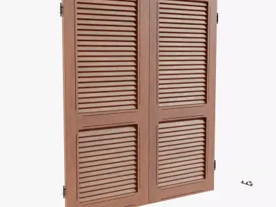Wood Shutters 3D model