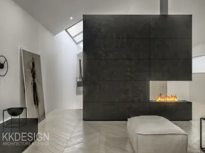Scandinavian full interior 3D model