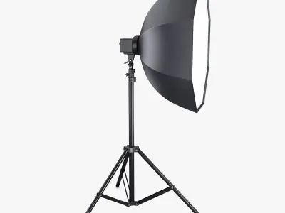 Studio Softbox Octagon Light M 1 3D model