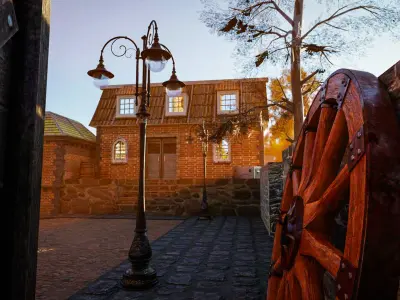 building pack Game-Ready Low-poly 3D model