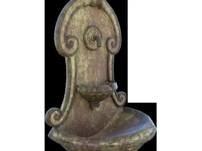 The Fountain ornate water 3D model