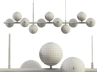 Aliexpress modern chandelier 3D model get