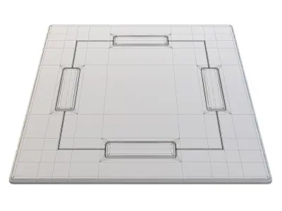 Space Station Floor - Small 3D model