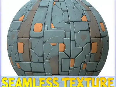 SciFi Seamless Texture Texture 21