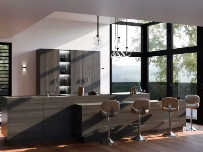 Kitchen interior 3D model 5