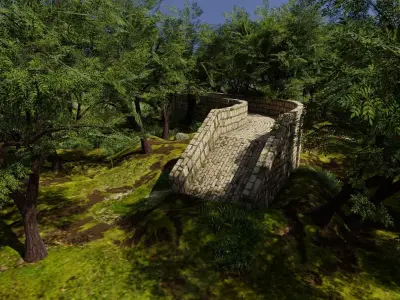 Bridge Scene 3D model