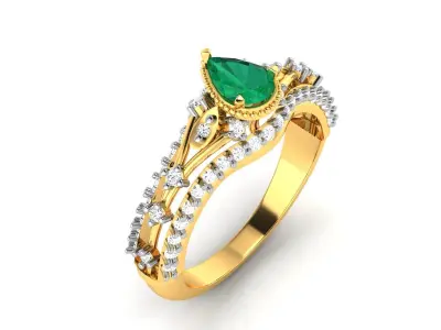 Women Ring 3D print model 92