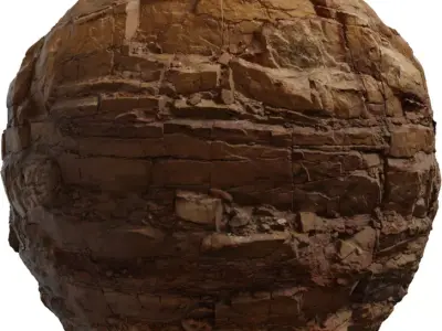 Layered Sediment Canyon Rock Texture
