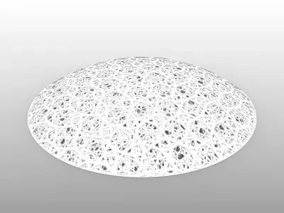 Louvre Abu Dhabi Dome - 4-Layer Parametric Architecture 3D model