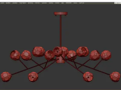 RH Boule De Cristal smoky 18 Low-poly 3D model