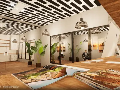 PARAMETRIC OFFICE DESIGN  3D model