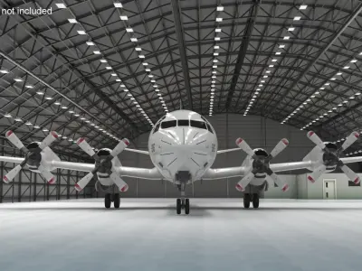  South Korea P3 Orion Anti Submarine Plane Simplified 