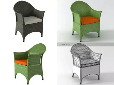Marrakesh Armchair 3D model