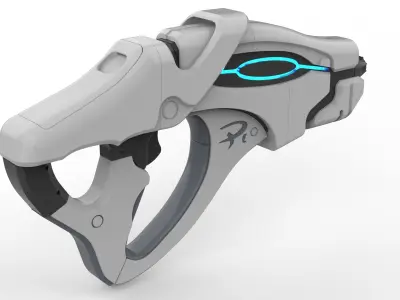 Scorpion Blaster - Mass Effect - Printable 3d model - STL 3D print model