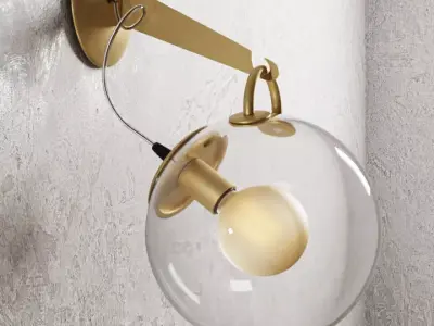 Artemide - Miconos Wall Lamp Free 3D model