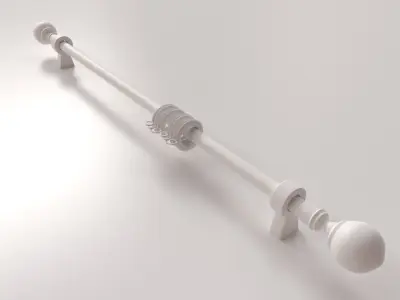 Curtain Rod 3D model