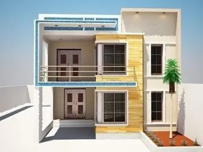 Compact Home Model 3D model