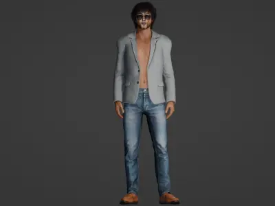 Urban Chic Asian Man 3D model
