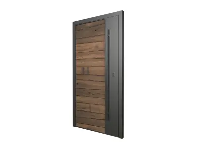 Exterior Door Low-poly 3D model