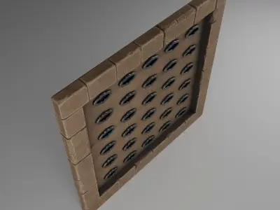 Arrow Wall Trap Low-poly 3D model