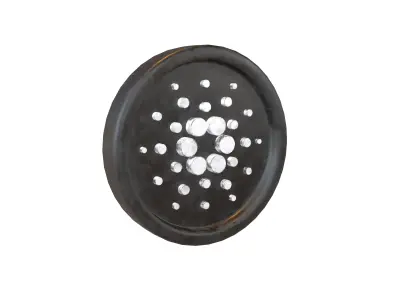 Cartoon Cardano Coin v1 006 Low-poly 3D model