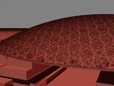  Louvre Abu Dhabi Museum 3D Model 