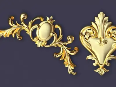 dekor ornament 3D model 131