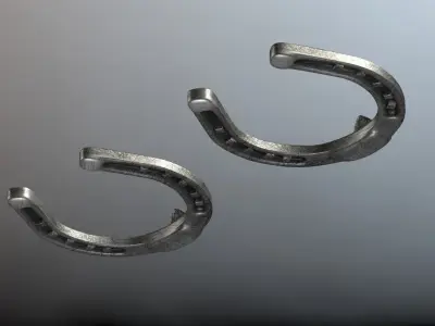  Rigged and Animated Horse V2 Clydesdale 