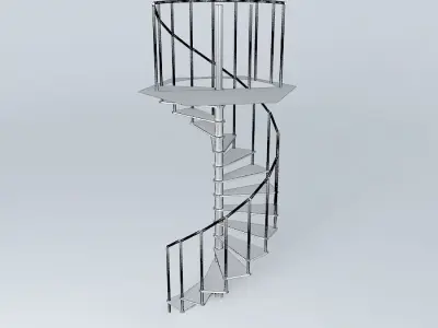 Spiral stair Free 3D model purchase