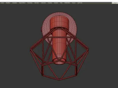 Eglo Zapata Low-poly 3D model