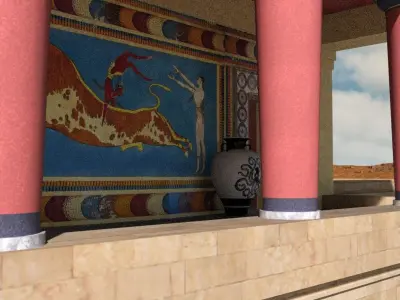 Minoan Palace 3D model