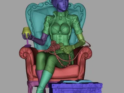 Lady Mechanika 3D Print 3D print model