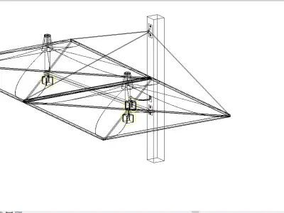 shading light fixture 3D model