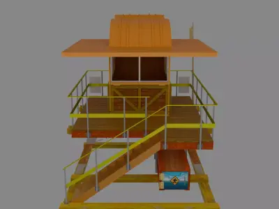 Lifeguard Tower 3D model