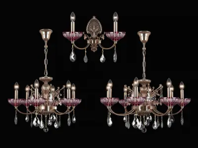 717 Bogemia Osgona Collection of Lamps 3D Model Pack
