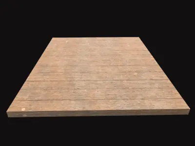 Medieval Ground Floor V01 Low-poly 3D model