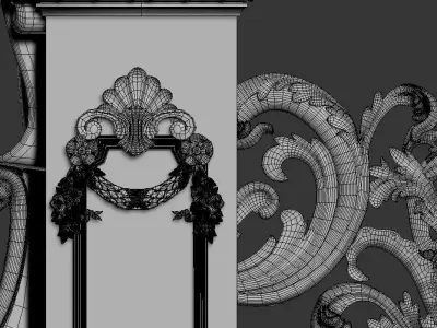  Classic wooden stairs Texture