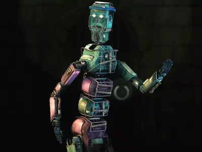 THE WORST DANCER Low-poly 3D model