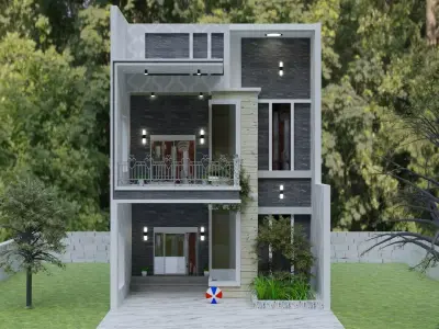 Home 3D grunge texture pack 3D model