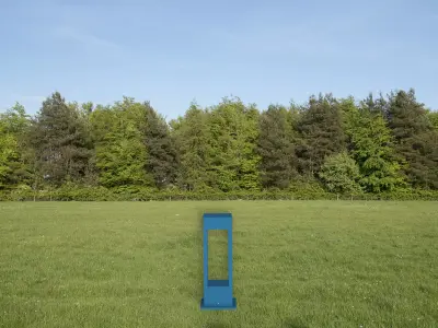 10W BOLLARD GARDEN LIGHT Free 3D model