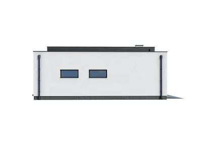 Modern house V110 3D model