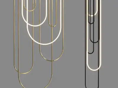 Decorative partition 030 3D model