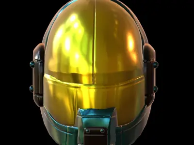 Helmet plastic mask protection Low-poly 3D model Low-poly 3D model purchase