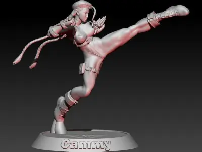 Street Fighter Cammy 3D print model