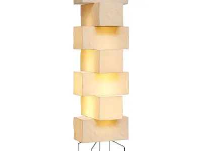 Akari floor lamp UF4 L10 3D model