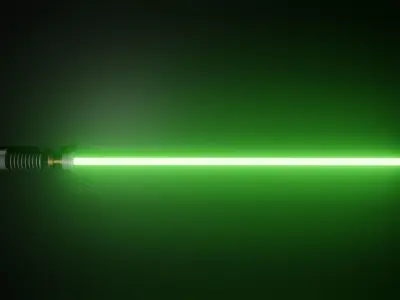 Star Wars Lightsaber--Luke Free low-poly 3D model