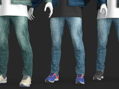  Male Denim Collection Cloth 