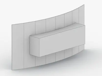 1480 - Bra Lamp Low-poly 3D model